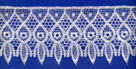 100% Cotton High Quality Embroidery Lace (FL-003)