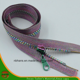 Color Plastic Resin Zipper