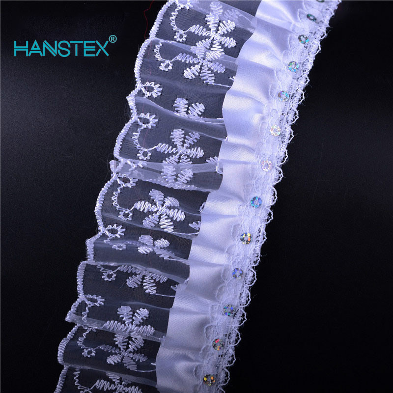 Hans China Factory Party Glitter Lace Trim