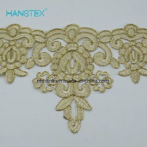 Hans New Fashion Eco Friendly New Design Embroidery Lace on Organza
