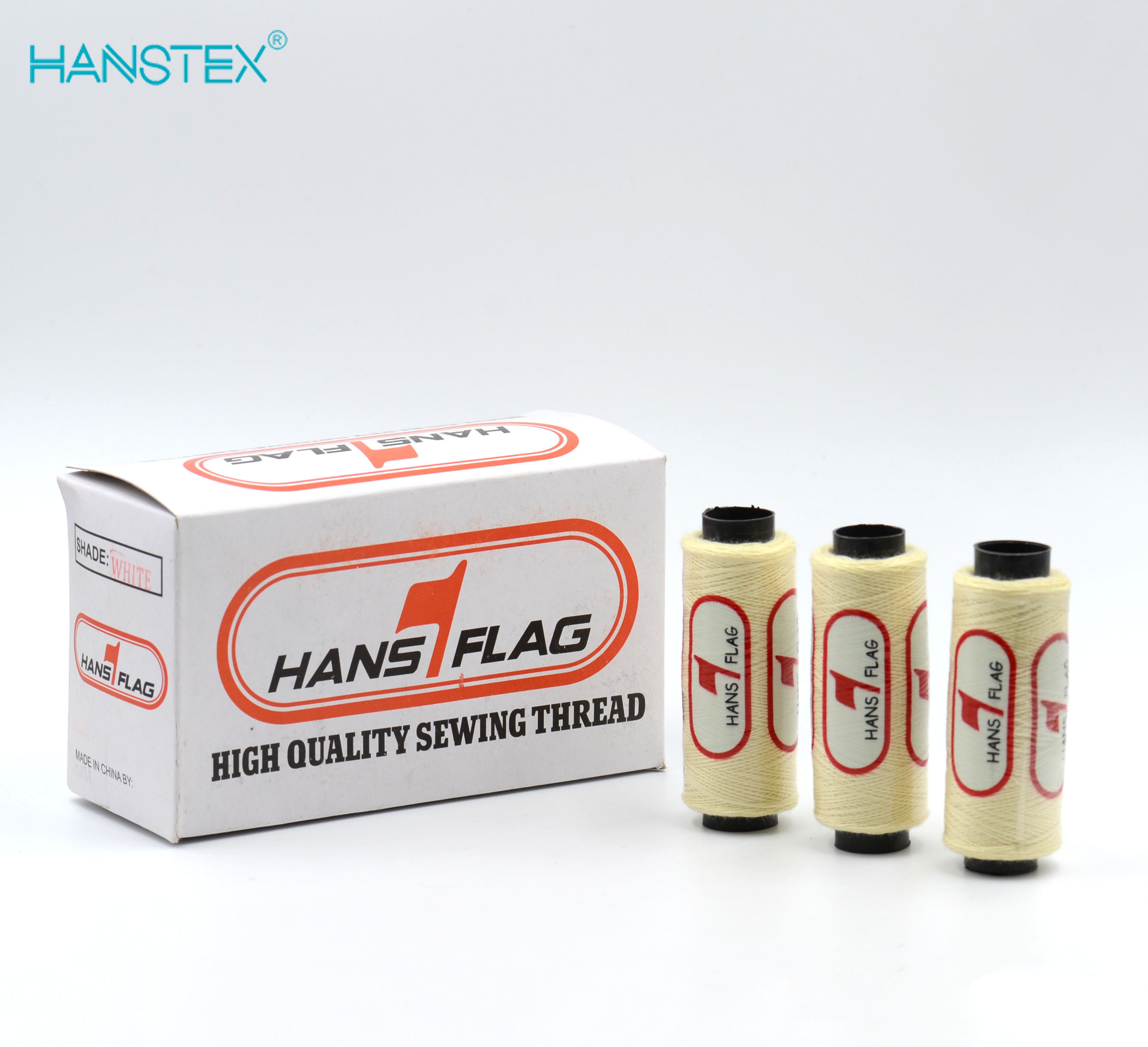 Wholesale Factory Hans Sunflag 100% Polyester Sewing Thread Small Cone Thread Kit 30/2