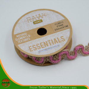 Hans Hot Selling Various Color Jute Tape for Lace Gift Packing