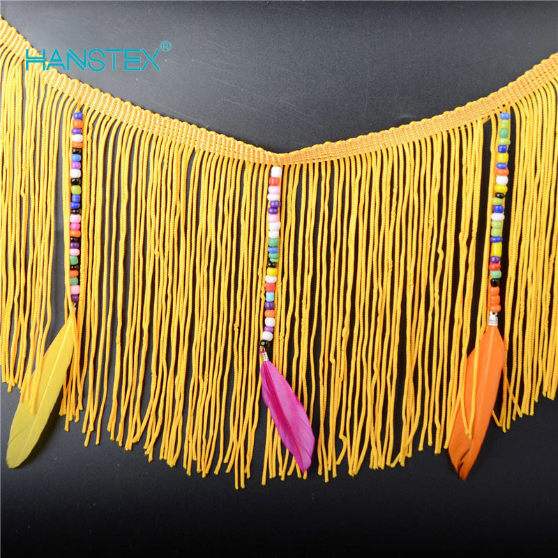 Hans Good Quality Nice Design Fabric Fringe Trim