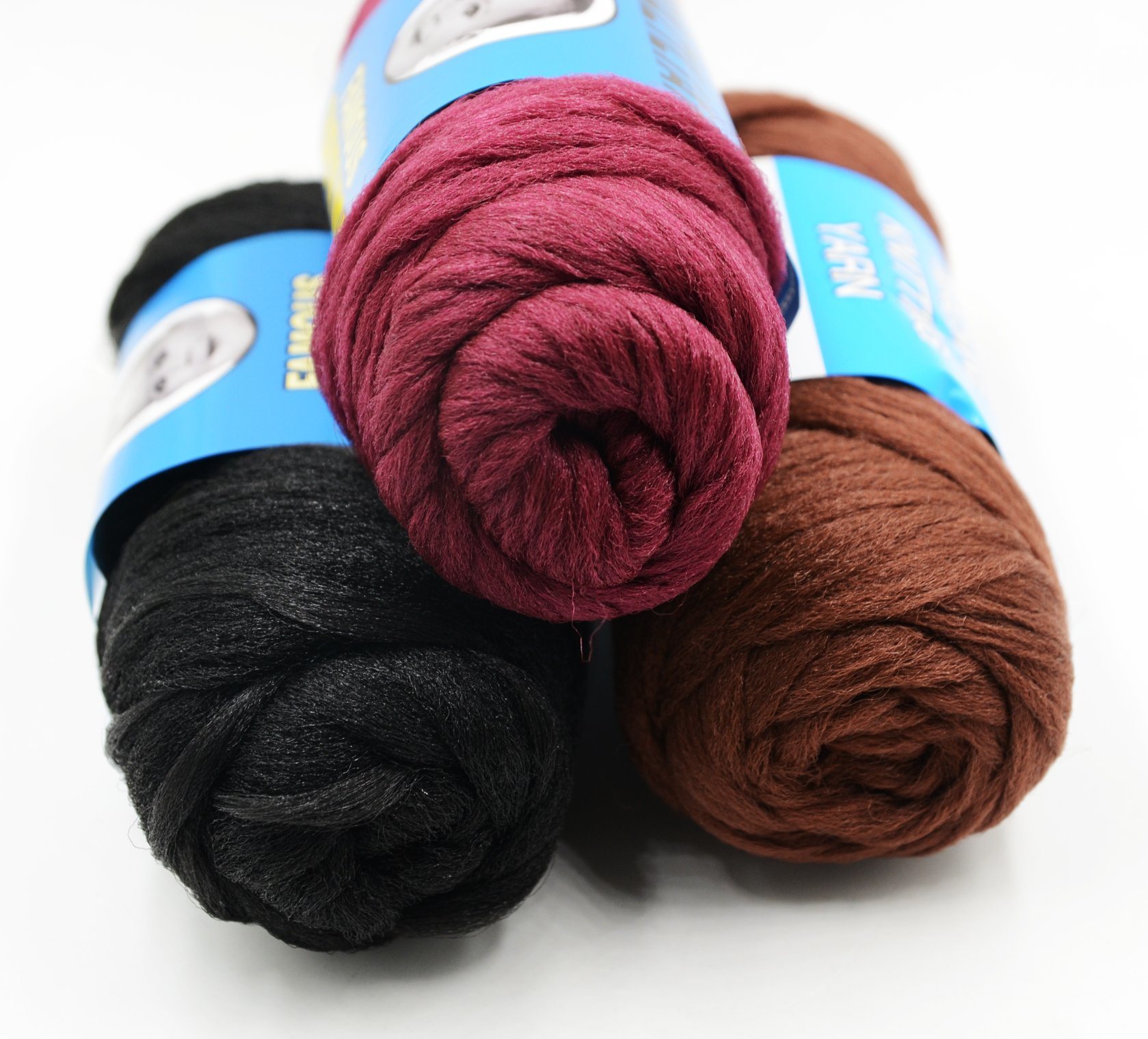 High Quality 100% Polypropylene Yarn Brazil Wool Hair Knitting Yarn for African Synthetic Braiding Hair