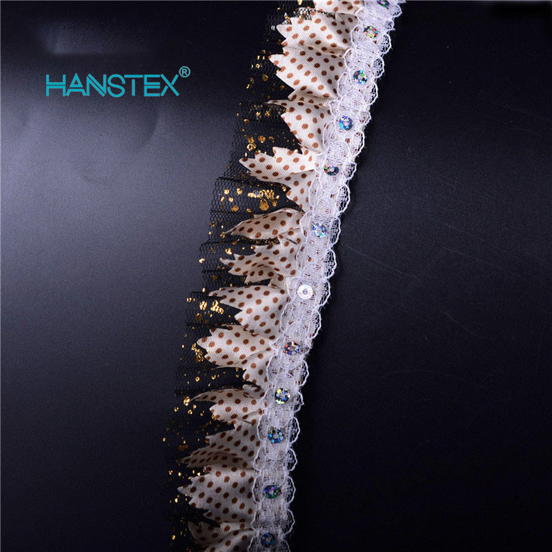 Hans Factory Directly Sell White Bottom Lace Trim