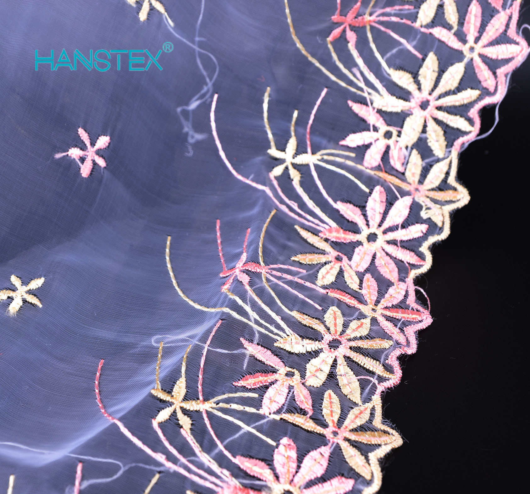 Hans Factory Customized Fashion Guipure Lace Fabric
