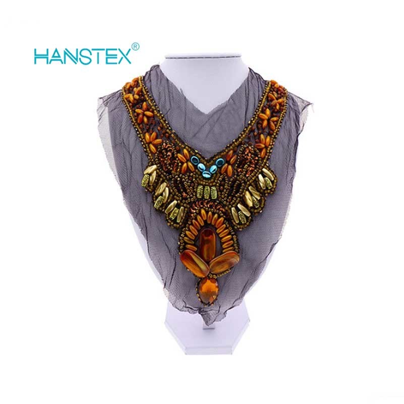Large Ethnic Style Handmade Bead Collar, Fashionable Style, Beautiful Colors