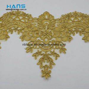 2018 New Design Embroidery Lace on Organza (HC-1842)