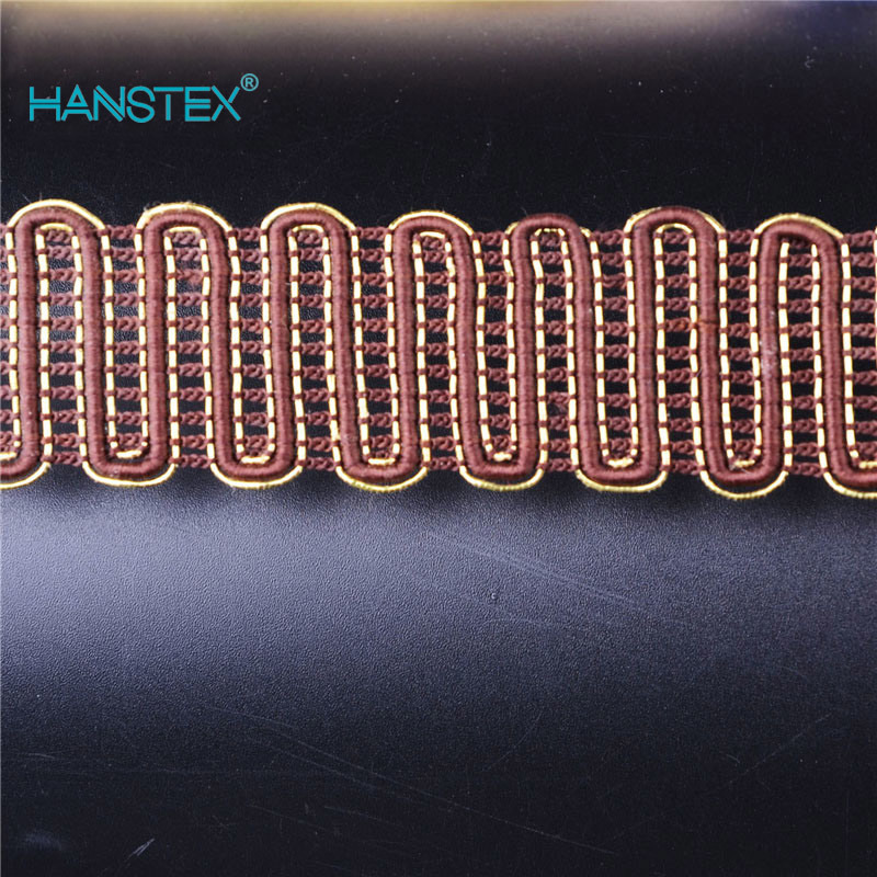 Hans Wholesaler Custom Stylish Decorative Trim for Curtain