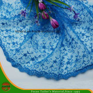 High Quality Embroidery Polyester Fabric (HSKDM-1701)