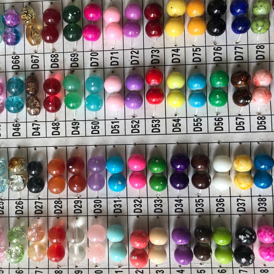 Hans New Custom Shine 5mm Plastic Beads