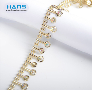 Hans Made in China Pretty Rhinestone Chain Necklace