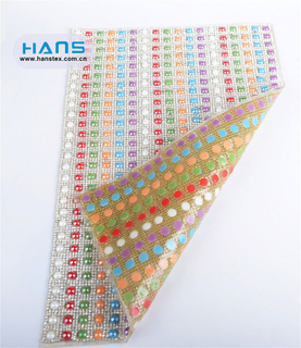 Hans ODM/OEM Design Multi Size Hot Fix Rhinestone Sheet