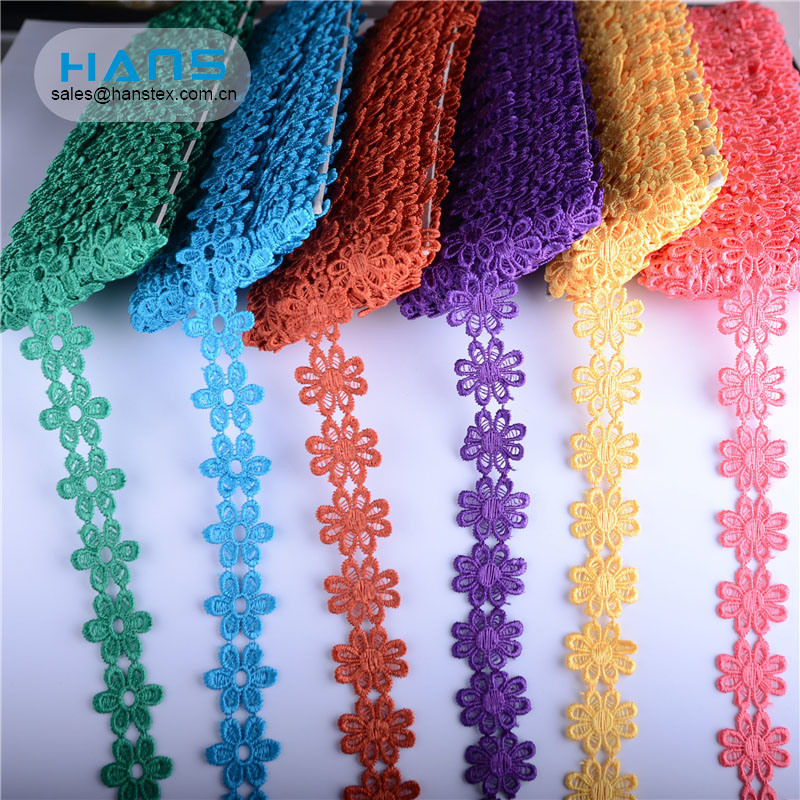Hans Cheap Wholesale Exquisite Water Soluble Lace Fabric