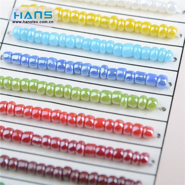 Hans New Products 2018 Clear Large Glass Beads