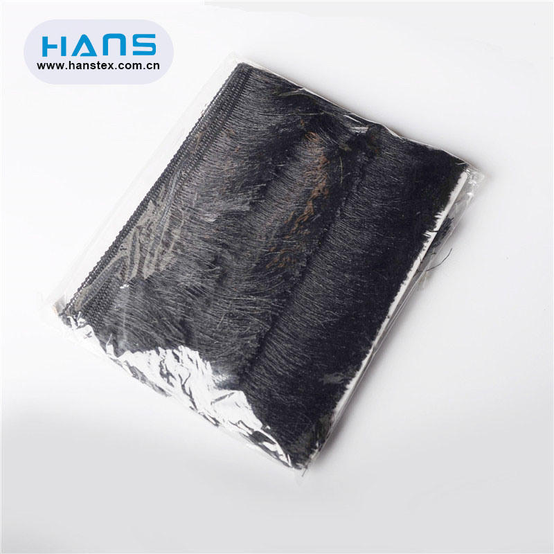 Hans Factory Direct Sale Soft Multicolor Tassel Trim
