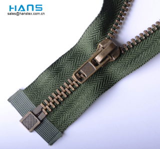 Hans New Well Designed Mixed Colors Custom Metal Zipper