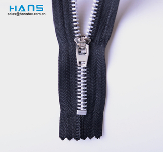 Hans Factory Manufacturer Color Aluminum Zipper