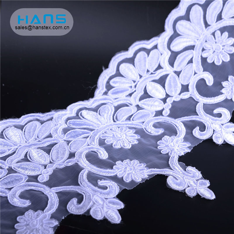 Hans Factory Direct Sale Colorful Wholesale Beaded Lace Fabric