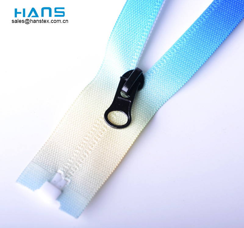 Hans Factory Customized Strong Open End Waterproof Zipper