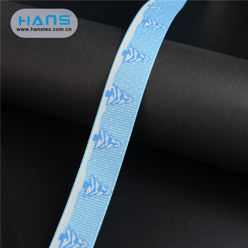 Hans China Factory Colorful Grosgrain Printed Ribbon