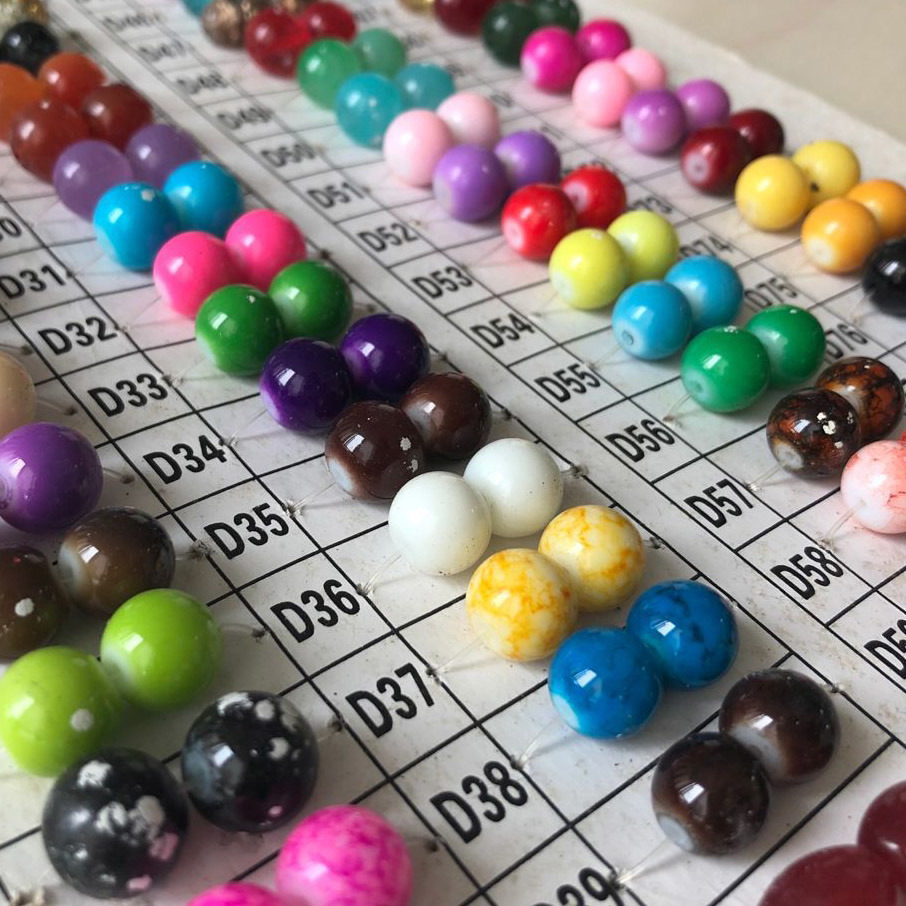 Hans Cheap Price Loose Plastic Beads String