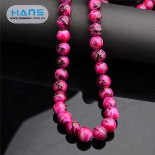 Hans Hot Sale Bright Glass Crystal Bead Chain