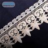 Hans Directly Sell Colorful Orange Lace Embroidery Fabric