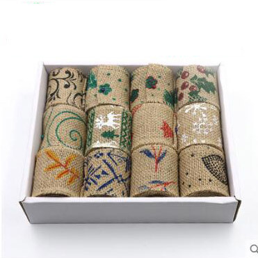 Hans China Supplier Stylish Jute Burlap Ribbon
