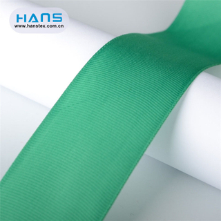 Hans 2019 Hot Sale Solid Color Grosgrain Ribbon