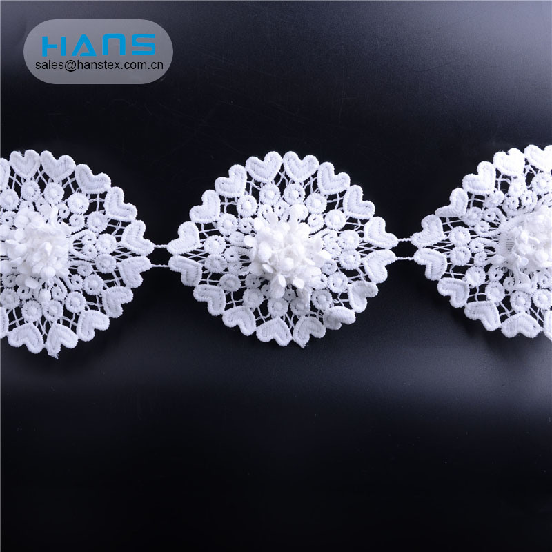 Hans Chinese Supplier Nice Design Latest French Lace
