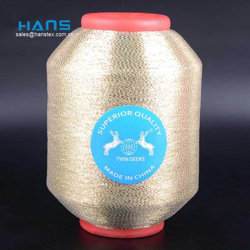 Hans China Manufacturer Wholesale Promotional Golden Thread Embroidery