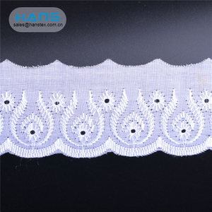 Hans New Design Product Stylish White African Lace