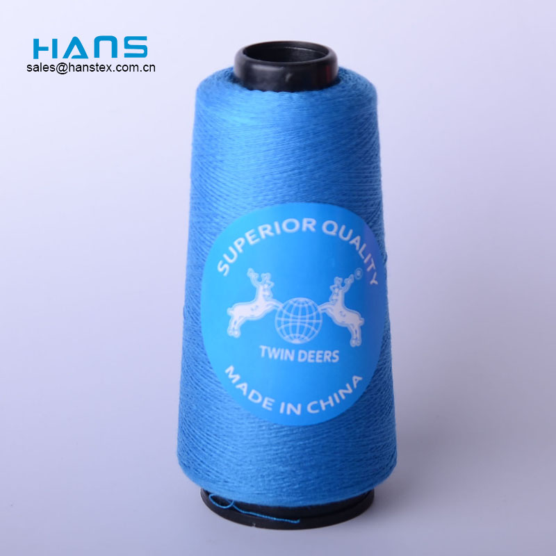 Hans 2019 Hot Sale Good Color Fastness 100% Spun Polyester Sewing Thread