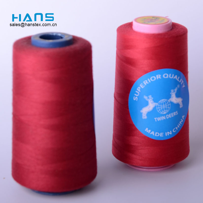 Hans 2019 Hot Sale Colorful Sewing Thread Polyester